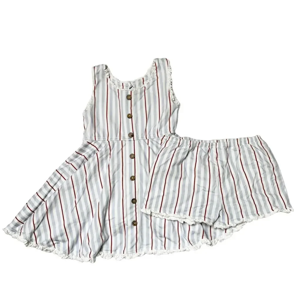 Omi Jo Seaside Stripe Library Tunic Size 5
